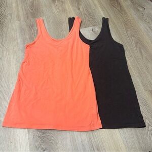 City Streets Orange Sleeveless Tank Top